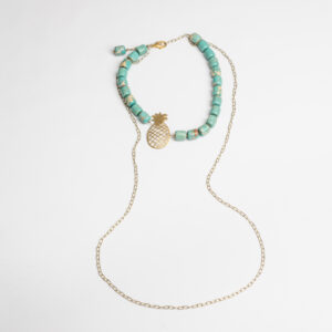 ogrlica tirkiz mesing Dalia Katavić nakit