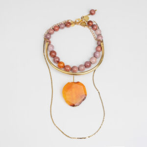 komplet ahat mesing hematit Dalia Katavić nakit