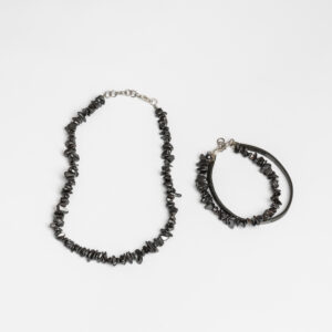 kompleti hematit koža Dalia Katavić nakit