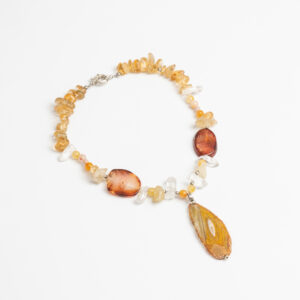 ogrlica ahat citrin Dalia Katavić nakit