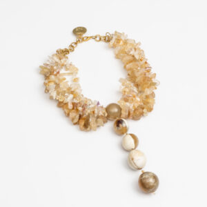 ogrlica citrin ahat Dalia Katavić nakit