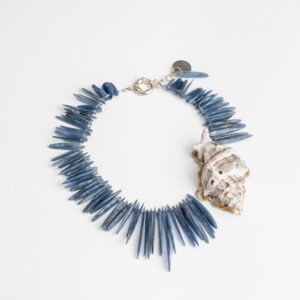 ogrlica kijanit srebro dijamant školjka Dalia Katavić nakit