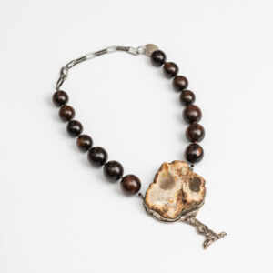 ogrlica recikliranosrebro krizokola drvo Dalia Katavić nakit