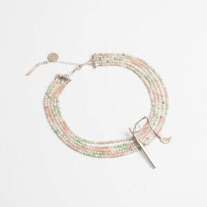 ogrlica morganit srebro Dalia Katavić nakit