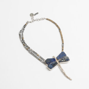 ogrlica lapis lazuli hematit srebro Dalia Katavić nakit