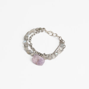 narukvica labradoti ametist čelik Dalia Katavić nakit