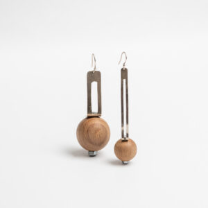 naušnice srebro drvo Dalia Katavić nakit
